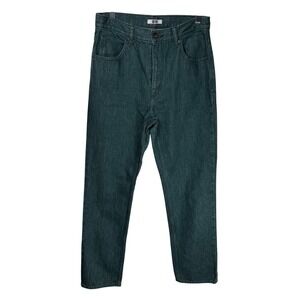 Uniqlo U Mens Green High Rise Straight Leg Jeans 27x32 439566 Christophe Lemaire